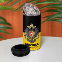 Austrian Empire 1804–1867 4 in 1 Can Cooler Tumbler Flag Style