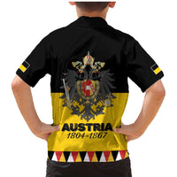 Austrian Empire 1804–1867 Family Matching Mermaid Dress and Hawaiian Shirt Flag Style