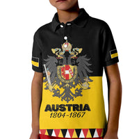 Austrian Empire 1804–1867 Kid Polo Shirt Flag Style