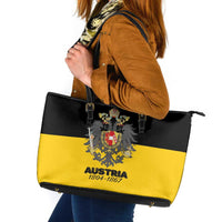 Austrian Empire 1804–1867 Leather Tote Bag Flag Style