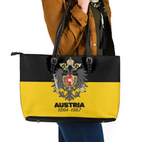 Austrian Empire 1804–1867 Leather Tote Bag Flag Style
