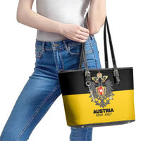 Austrian Empire 1804–1867 Leather Tote Bag Flag Style