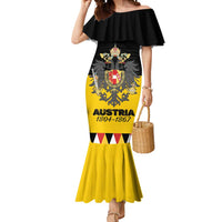 Austrian Empire 1804–1867 Mermaid Dress Flag Style