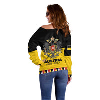Austrian Empire 1804–1867 Off Shoulder Sweater Flag Style
