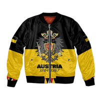 Austrian Empire 1804–1867 Sleeve Zip Bomber Jacket Flag Style