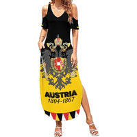 Austrian Empire 1804–1867 Summer Maxi Dress Flag Style