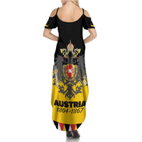 Austrian Empire 1804–1867 Summer Maxi Dress Flag Style