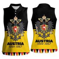 Austrian Empire 1804–1867 Women Sleeveless Polo Shirt Flag Style