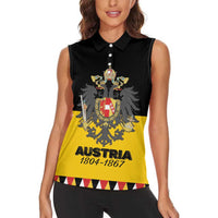 Austrian Empire 1804–1867 Women Sleeveless Polo Shirt Flag Style