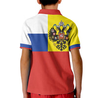 Russian Empire 1721–1917 Kid Polo Shirt Flag Style