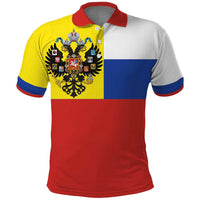 Russian Empire 1721–1917 Polo Shirt Flag Style