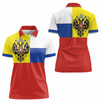 Russian Empire 1721–1917 Women Polo Shirt Flag Style