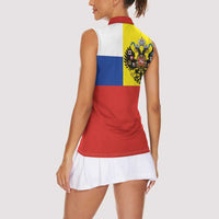 Russian Empire 1721–1917 Women Sleeveless Polo Shirt Flag Style