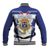Personalized French Colonial Empire Baseball Jacket Royal Standard of France