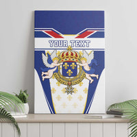 Personalized French Colonial Empire Canvas Wall Art Royal Standard of France