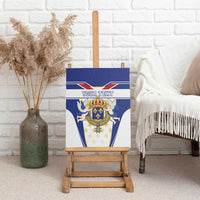 Personalized French Colonial Empire Canvas Wall Art Royal Standard of France