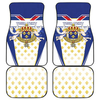 Personalized French Colonial Empire Car Mats Royal Standard of France