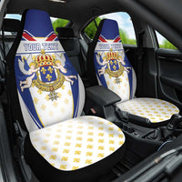 Personalized French Colonial Empire Car Seat Cover Royal Standard of France