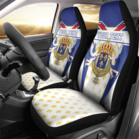 Personalized French Colonial Empire Car Seat Cover Royal Standard of France