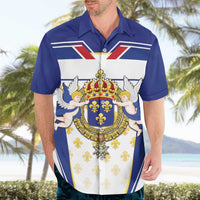 Personalized French Colonial Empire Hawaiian Shirt Royal Standard of France