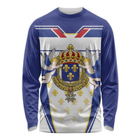 Personalized French Colonial Empire Long Sleeve Shirt Royal Standard of France