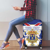 Personalized French Colonial Empire Luggage Cover Royal Standard of France