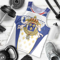 Personalized French Colonial Empire Men Tank Top Royal Standard of France