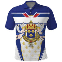Personalized French Colonial Empire Polo Shirt Royal Standard of France