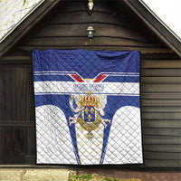 Personalized French Colonial Empire Quilt Royal Standard of France