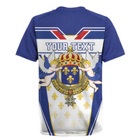 Personalized French Colonial Empire Rugby Jersey Royal Standard of France