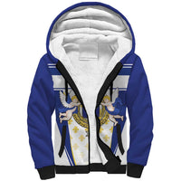 Personalized French Colonial Empire Sherpa Hoodie Royal Standard of France