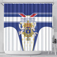 Personalized French Colonial Empire Shower Curtain Royal Standard of France