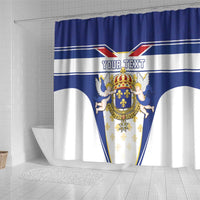 Personalized French Colonial Empire Shower Curtain Royal Standard of France