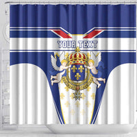 Personalized French Colonial Empire Shower Curtain Royal Standard of France