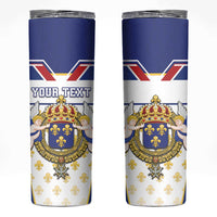 Personalized French Colonial Empire Skinny Tumbler Royal Standard of France