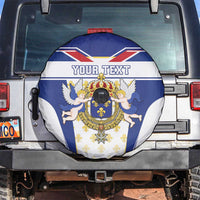 Personalized French Colonial Empire Spare Tire Cover Royal Standard of France