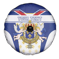Personalized French Colonial Empire Spare Tire Cover Royal Standard of France