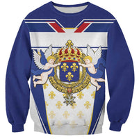 Personalized French Colonial Empire Sweatshirt Royal Standard of France