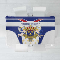 Personalized French Colonial Empire Tablecloth Royal Standard of France