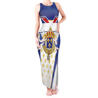 Personalized French Colonial Empire Tank Maxi Dress Royal Standard of France