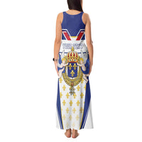 Personalized French Colonial Empire Tank Maxi Dress Royal Standard of France