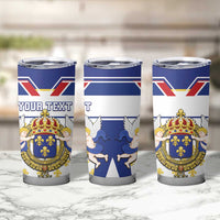Personalized French Colonial Empire Tumbler Cup Royal Standard of France