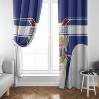 Personalized French Colonial Empire Window Curtain Royal Standard of France