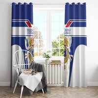 Personalized French Colonial Empire Window Curtain Royal Standard of France