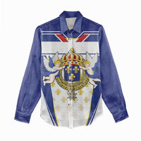 Personalized French Colonial Empire Women Casual Shirt Royal Standard of France