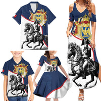 First French Empire 1804 – 1814 Family Matching Summer Maxi Dress and Hawaiian Shirt Liberte Ordre Public
