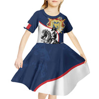 First French Empire 1804 – 1814 Kid Short Sleeve Dress Liberte Ordre Public