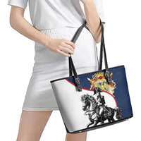 First French Empire 1804 – 1814 Leather Tote Bag Liberte Ordre Public