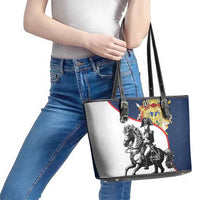 First French Empire 1804 – 1814 Leather Tote Bag Liberte Ordre Public