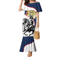 First French Empire 1804 – 1814 Mermaid Dress Liberte Ordre Public